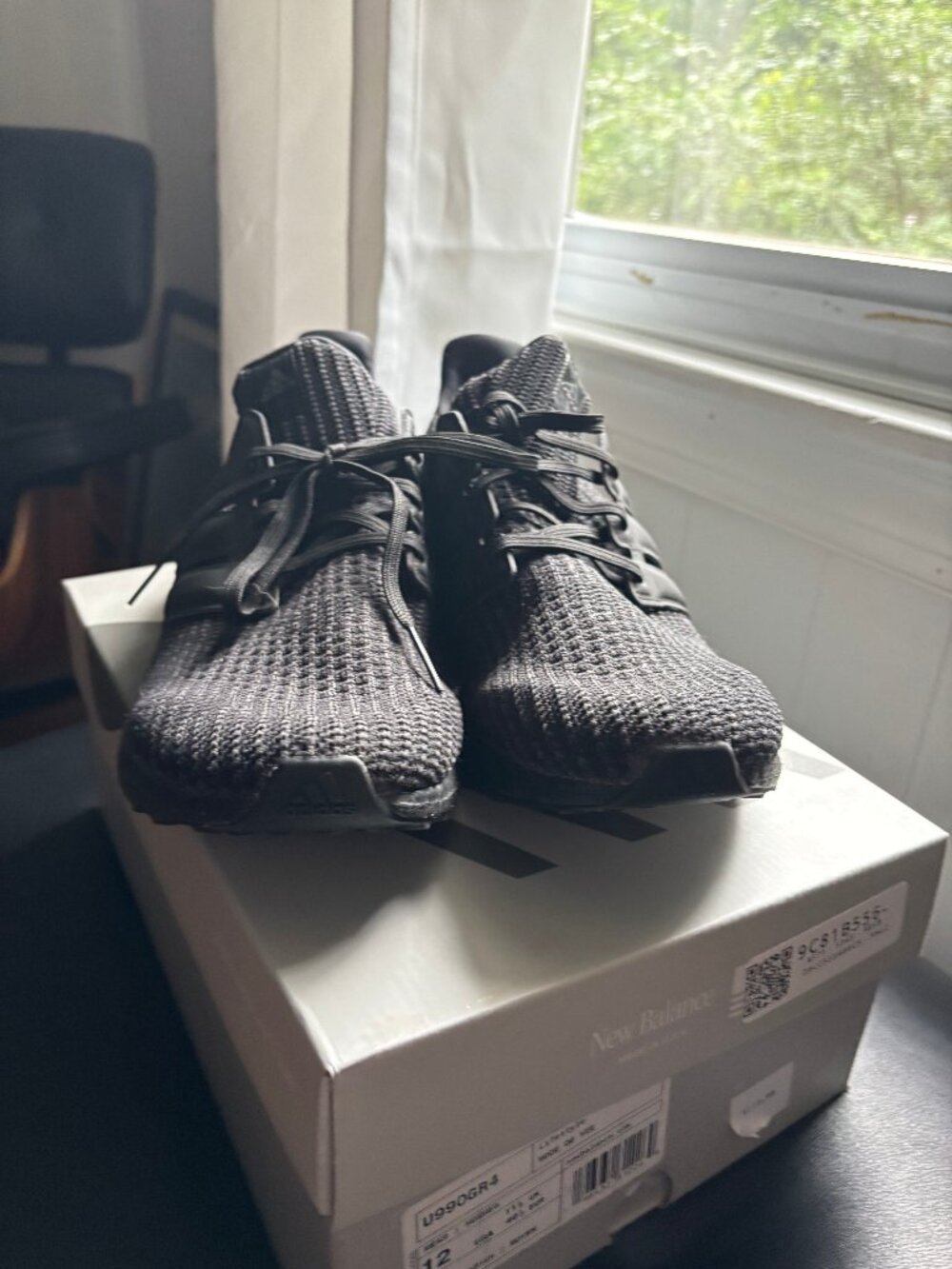 Adidas Mens Ultraboost 1.0 - All black - Picture 3 of 4
